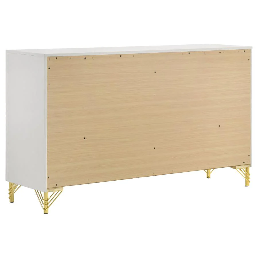 Lucia - Bedroom Set With Upholstered Wingback Panel Bed - Image 59
