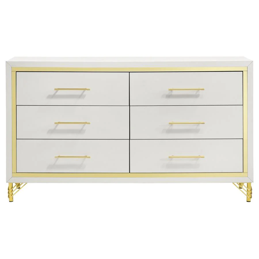 Lucia - Bedroom Set With Upholstered Wingback Panel Bed - Image 65