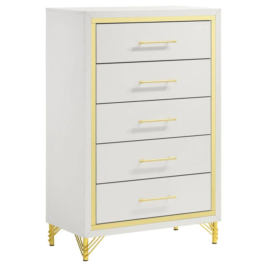 Lucia - Bedroom Set With Upholstered Wingback Panel Bed - Image 84