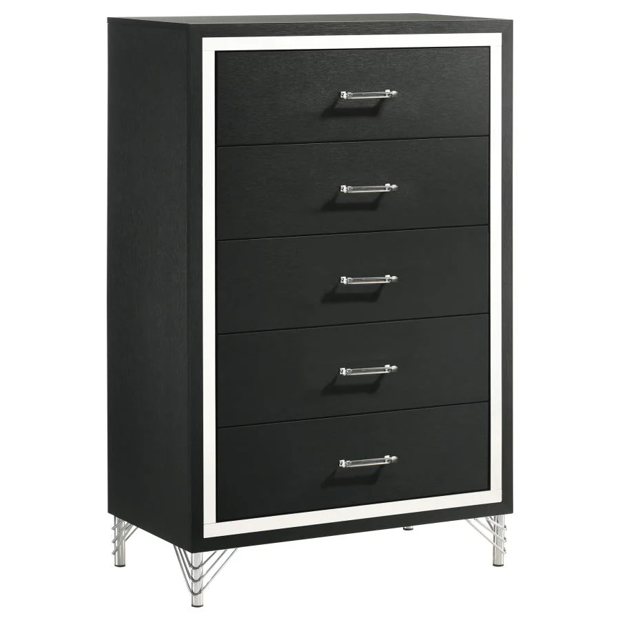 Lucia - Bedroom Set With Upholstered Wingback Panel Bed - Image 86