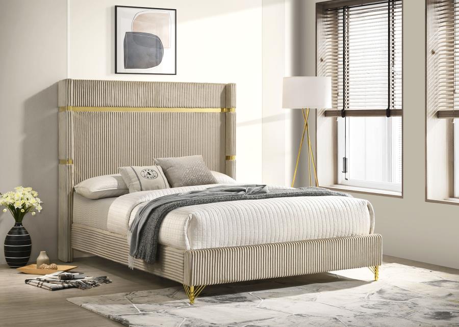 Lucia - Upholstered Wingback Bed - Image 5