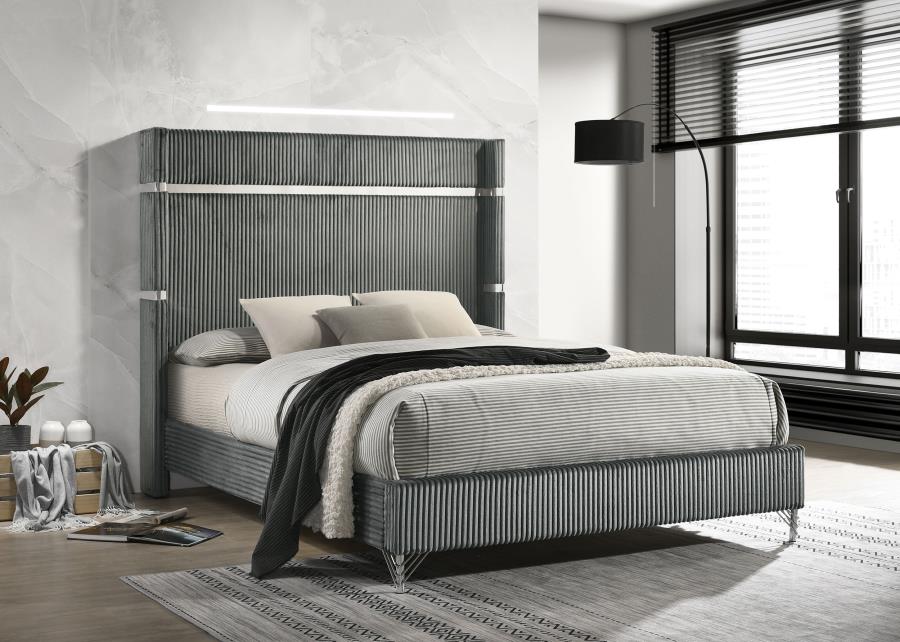 Lucia - Upholstered Wingback Bed - Image 7