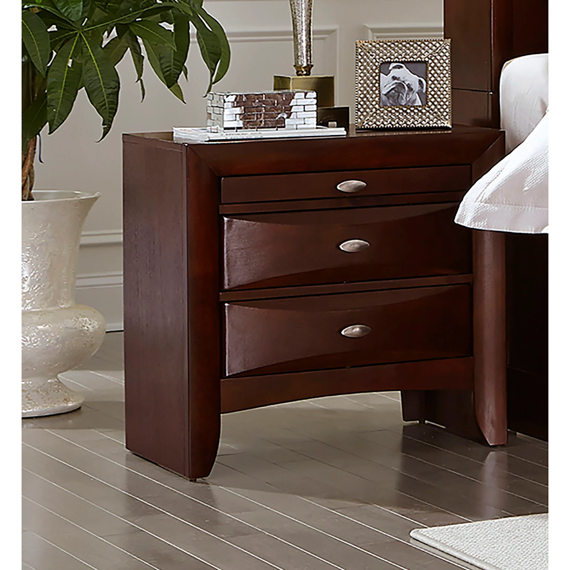 Lucille - Nightstand With Spacious Drawers - Image 6
