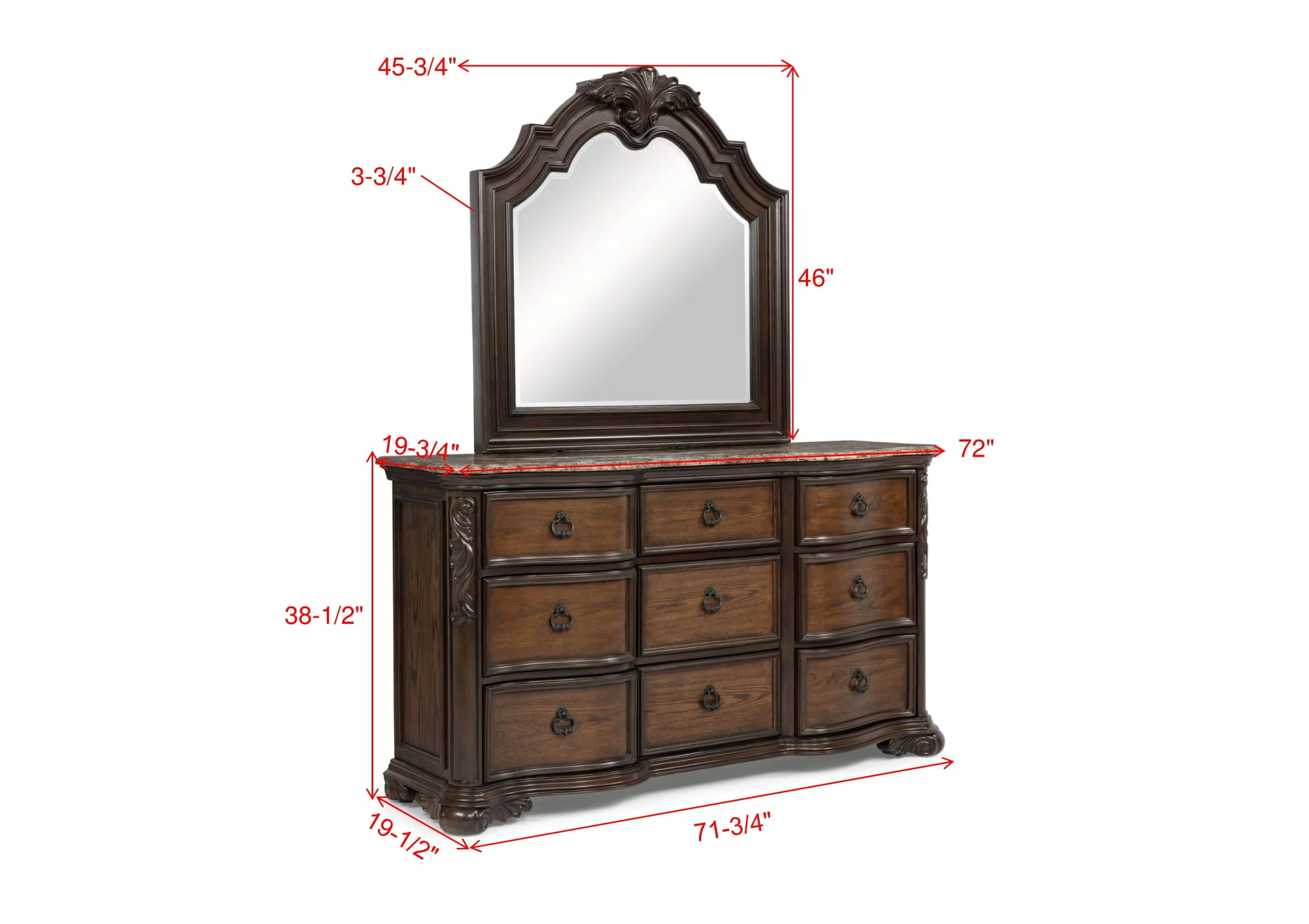 Ludwig Dresser Mirror - Image 2
