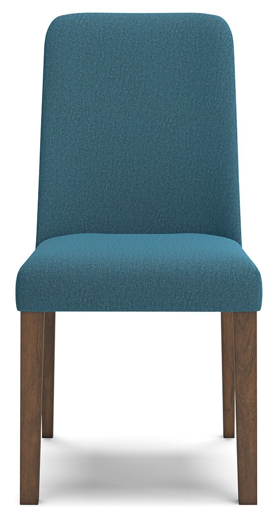Lyncott - Dining Uph Side Chair (Set of 2) - Blue / Brown - Image 13