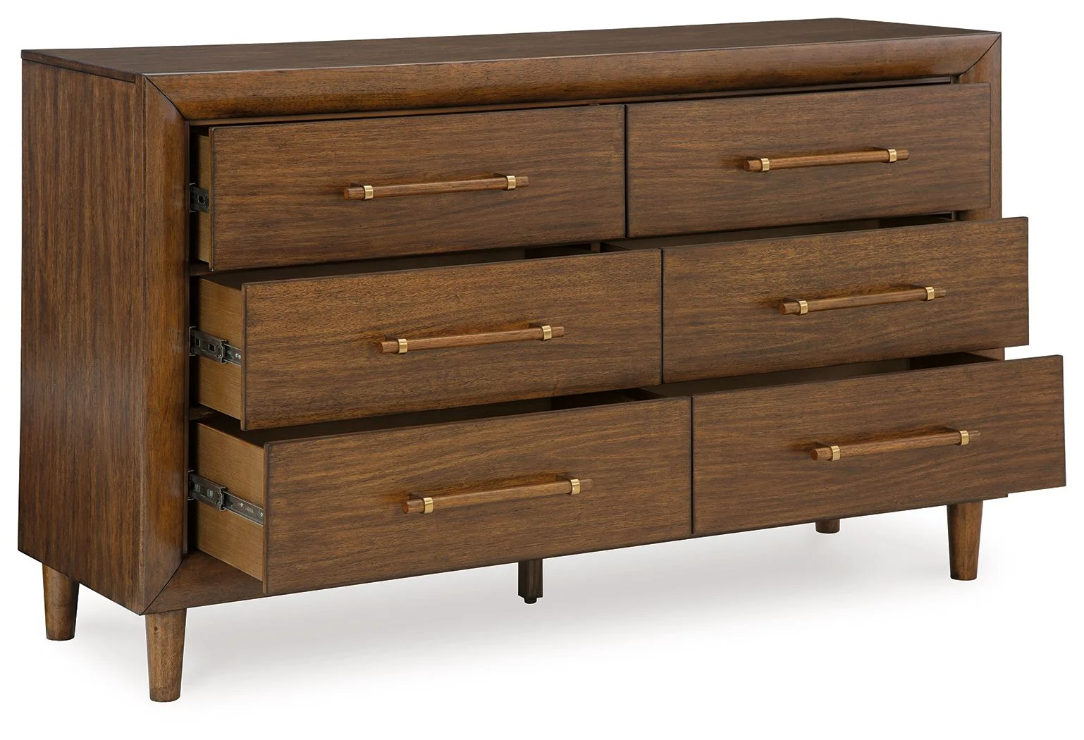 Lyncott - Dresser - Brown - Image 4