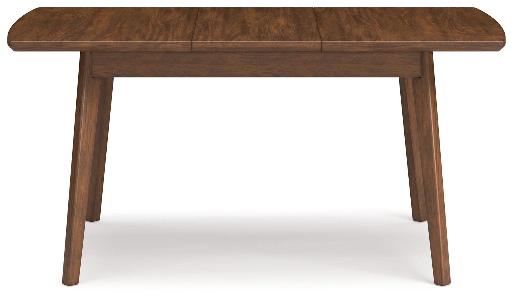 Lyncott - Rectangular Dining Room Butterfly Extension Table - Brown - Image 2