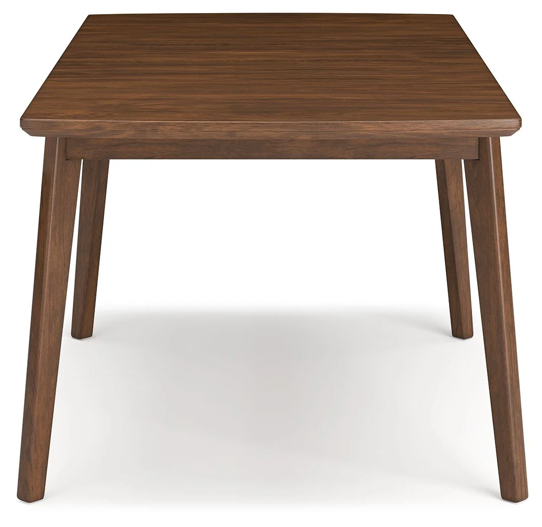 Lyncott - Rectangular Dining Room Butterfly Extension Table - Brown - Image 5