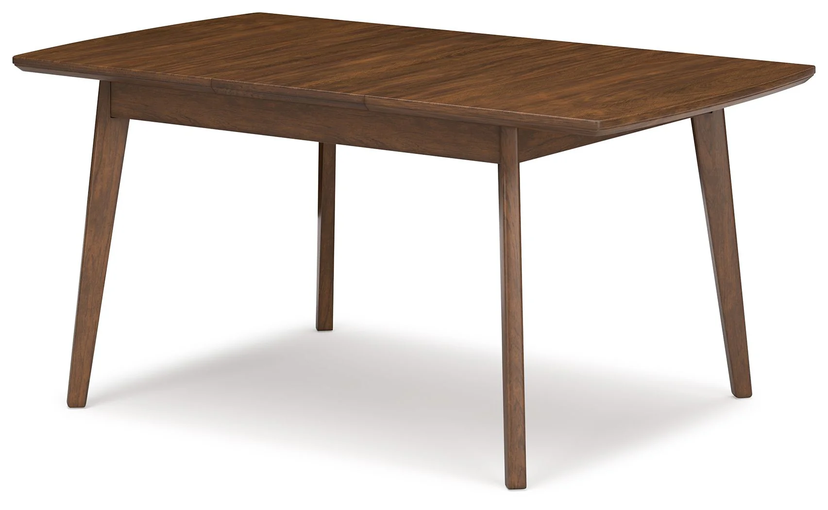 Lyncott - Rectangular Dining Room Butterfly Extension Table - Brown - Image 8
