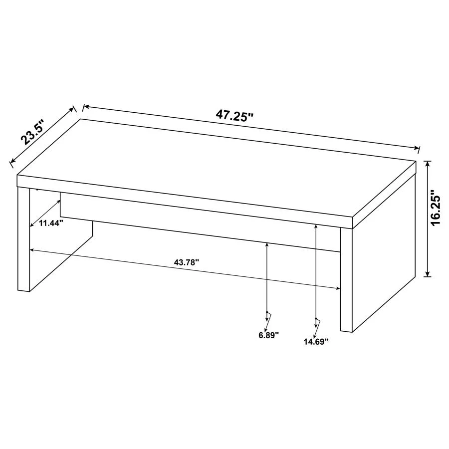 Lynette - Rectangular Engineered Wood Table - Image 12