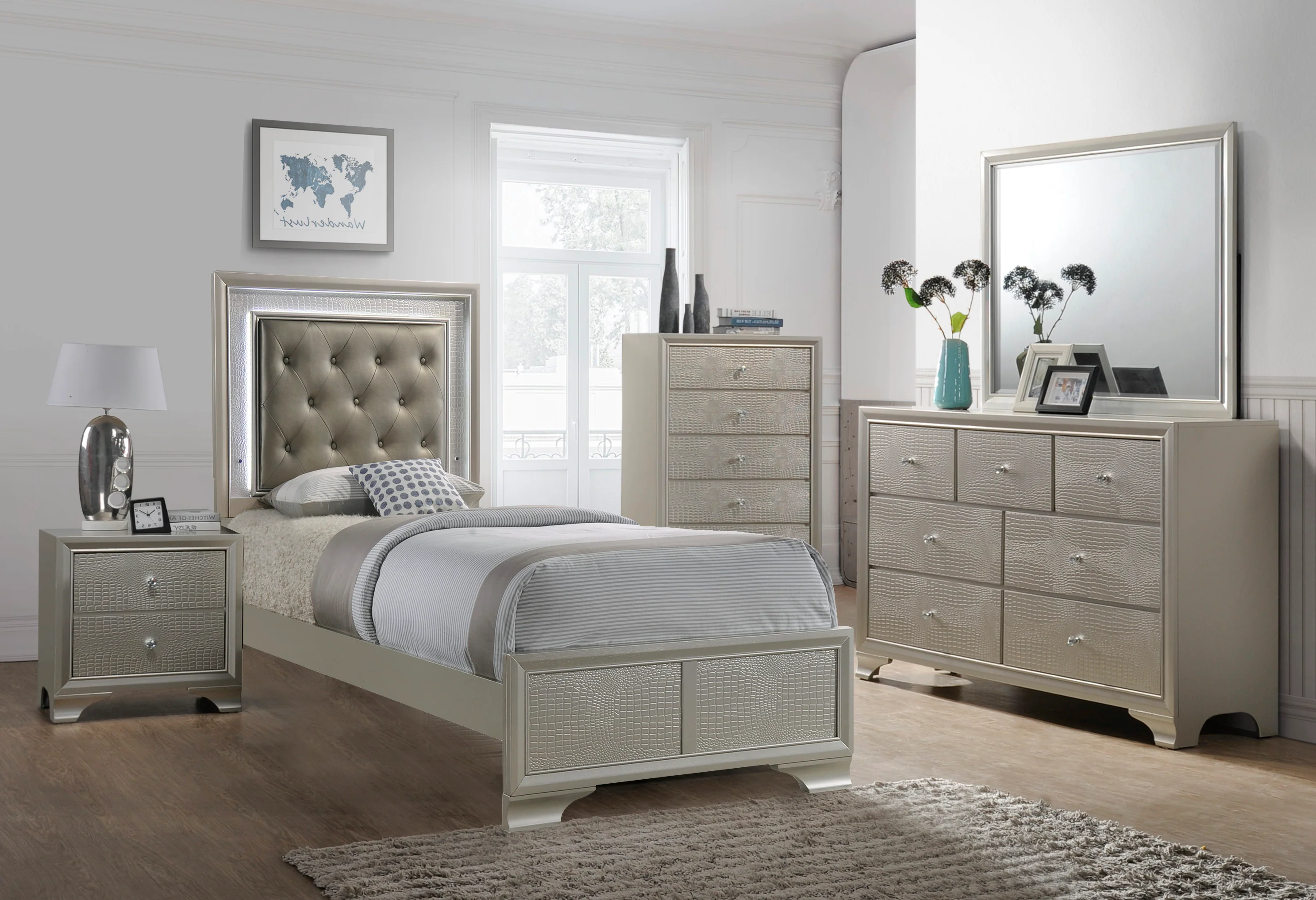 Lyssa Led Bed - Image 8
