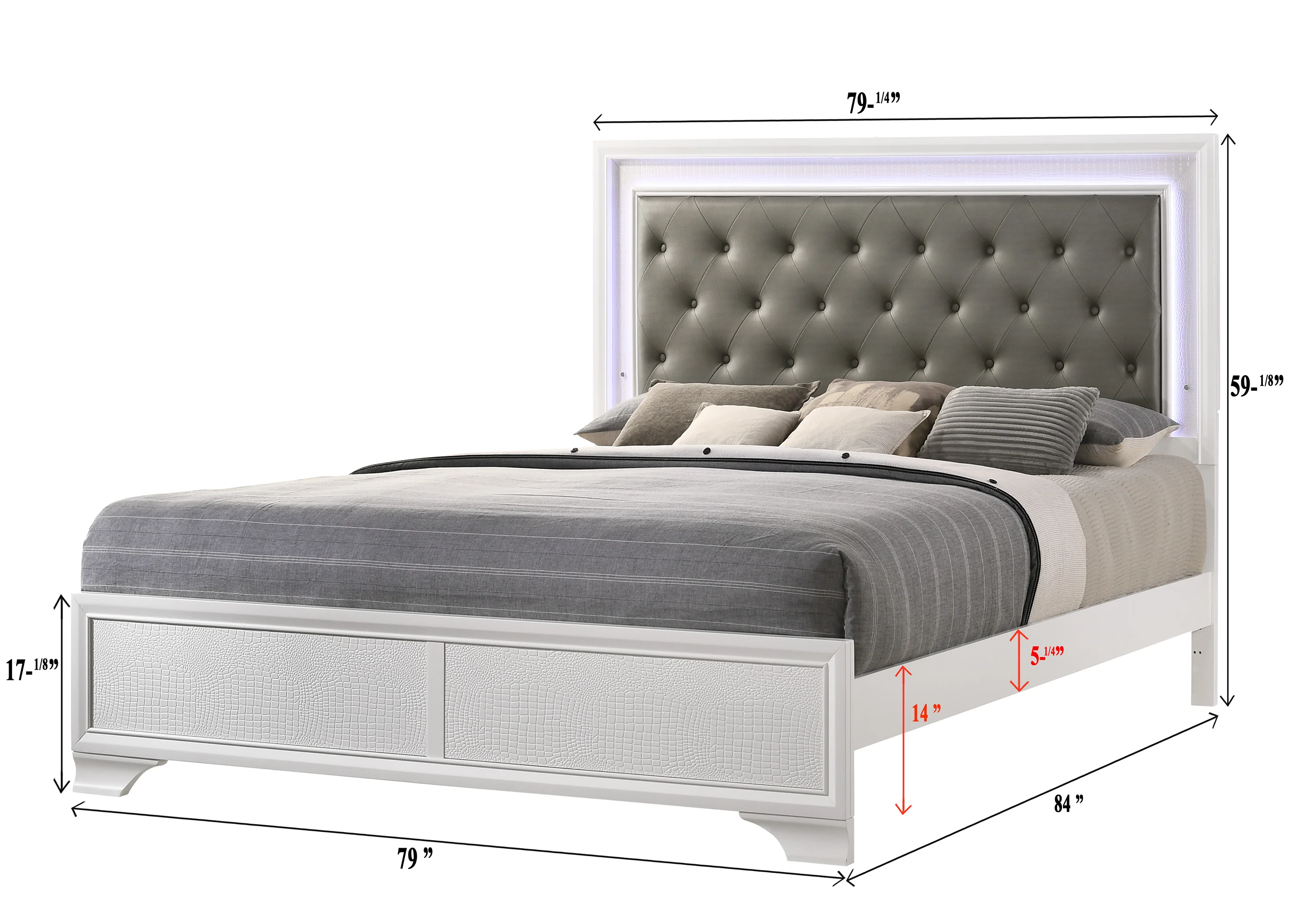 Lyssa Led Bed Frost - Image 3