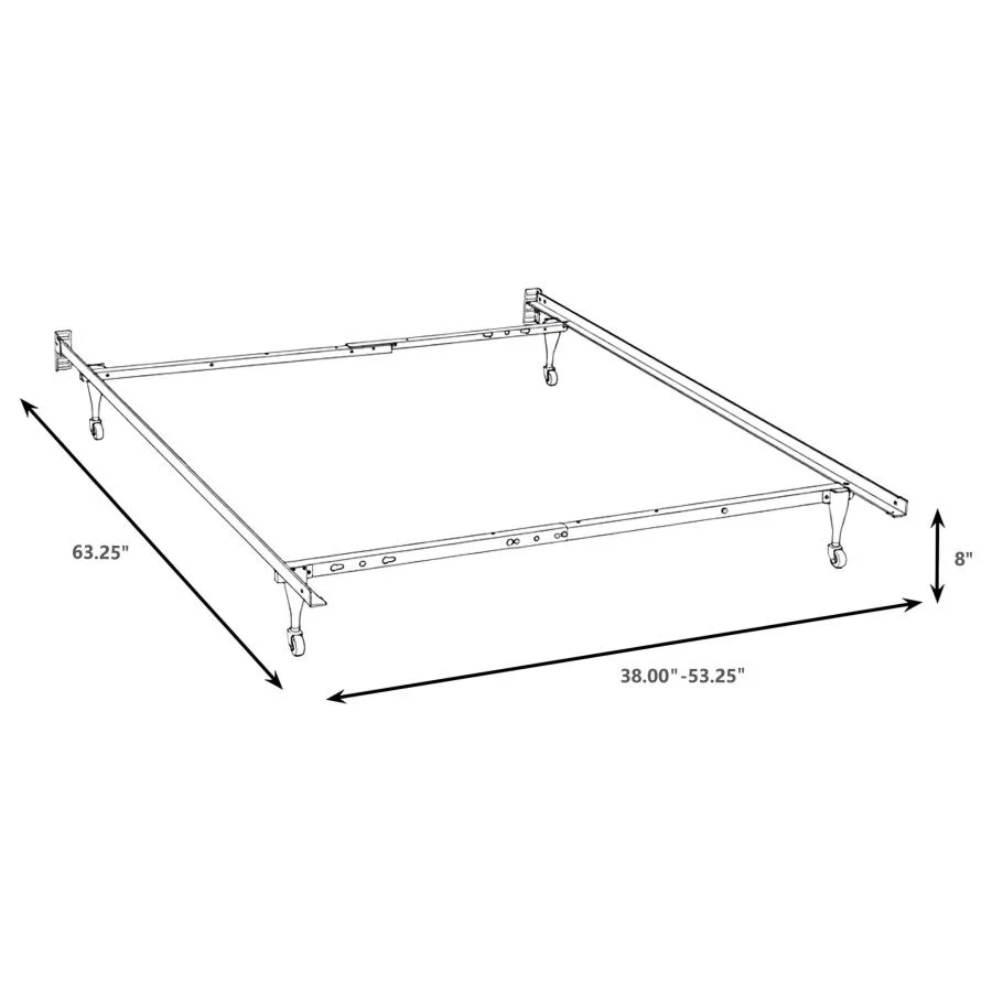 Kerns - Twin Or Full Bed Frame - Black - Image 2