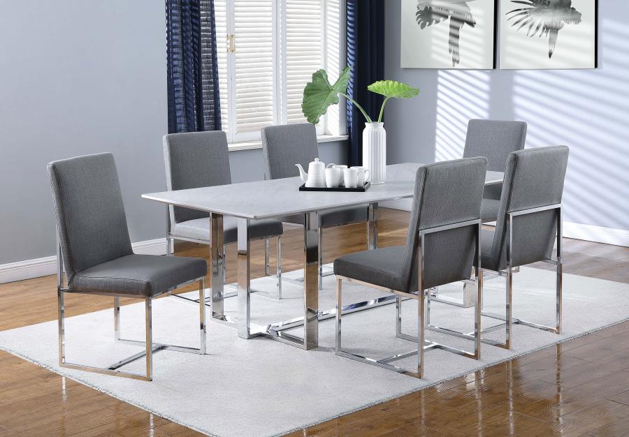 Mackinnon - Upholstered Dining Side Chair (Set of 2) - Gray - Image 11