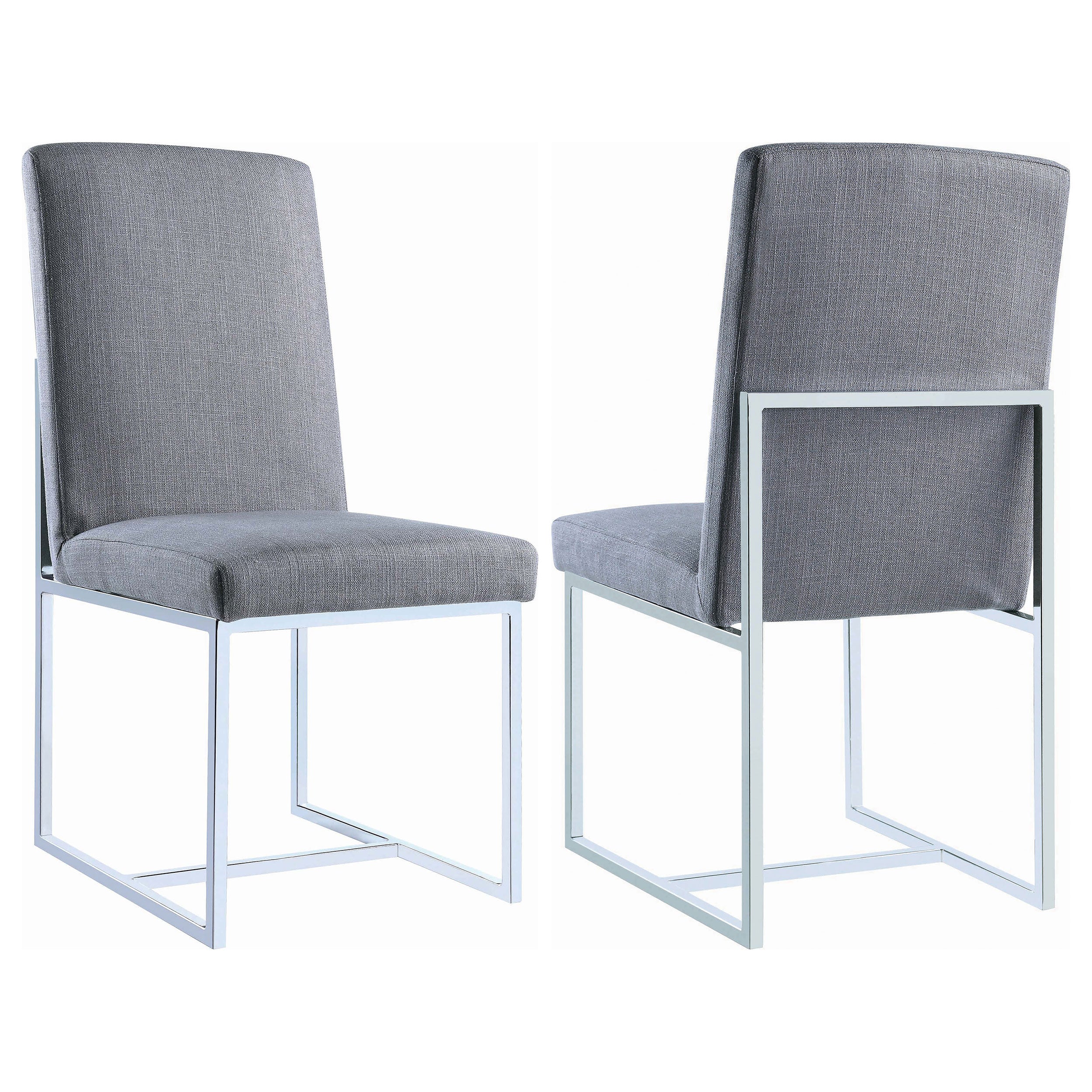 Mackinnon - Upholstered Dining Side Chair (Set of 2) - Gray - Image 12