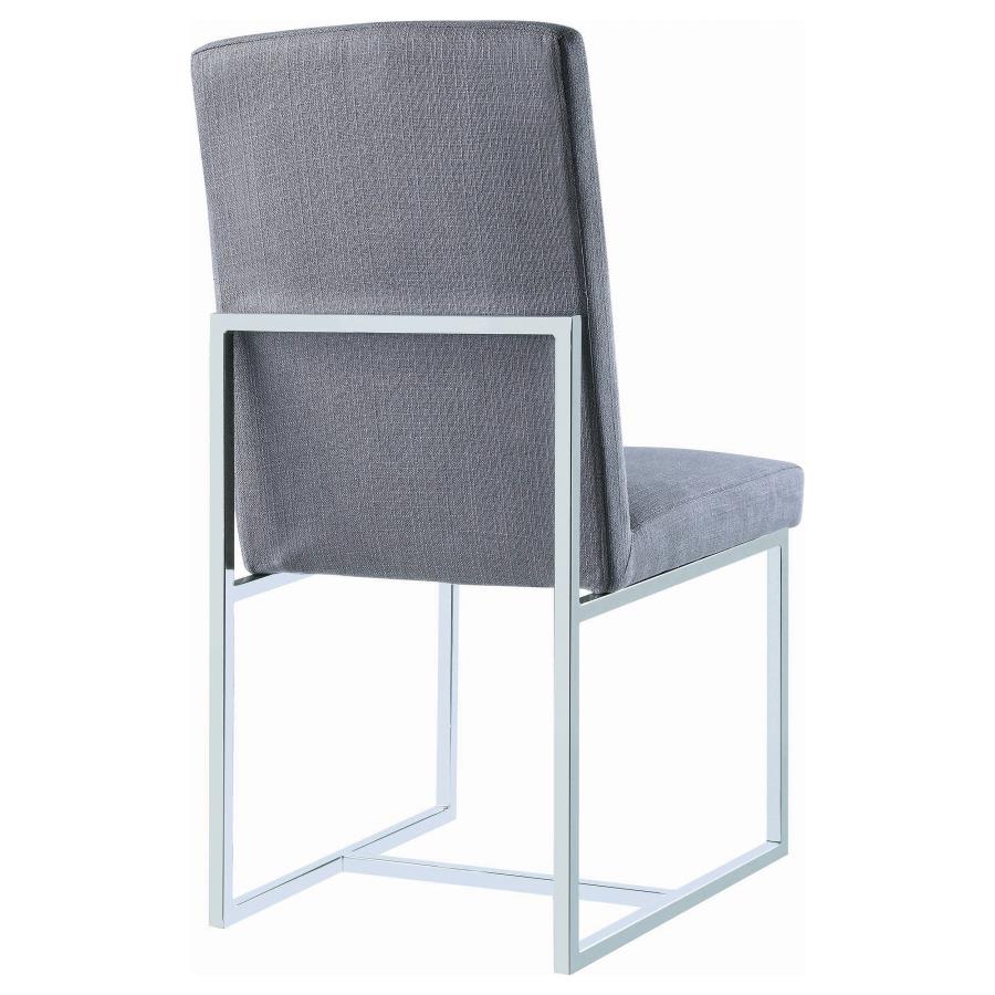 Mackinnon - Upholstered Dining Side Chair (Set of 2) - Gray - Image 8