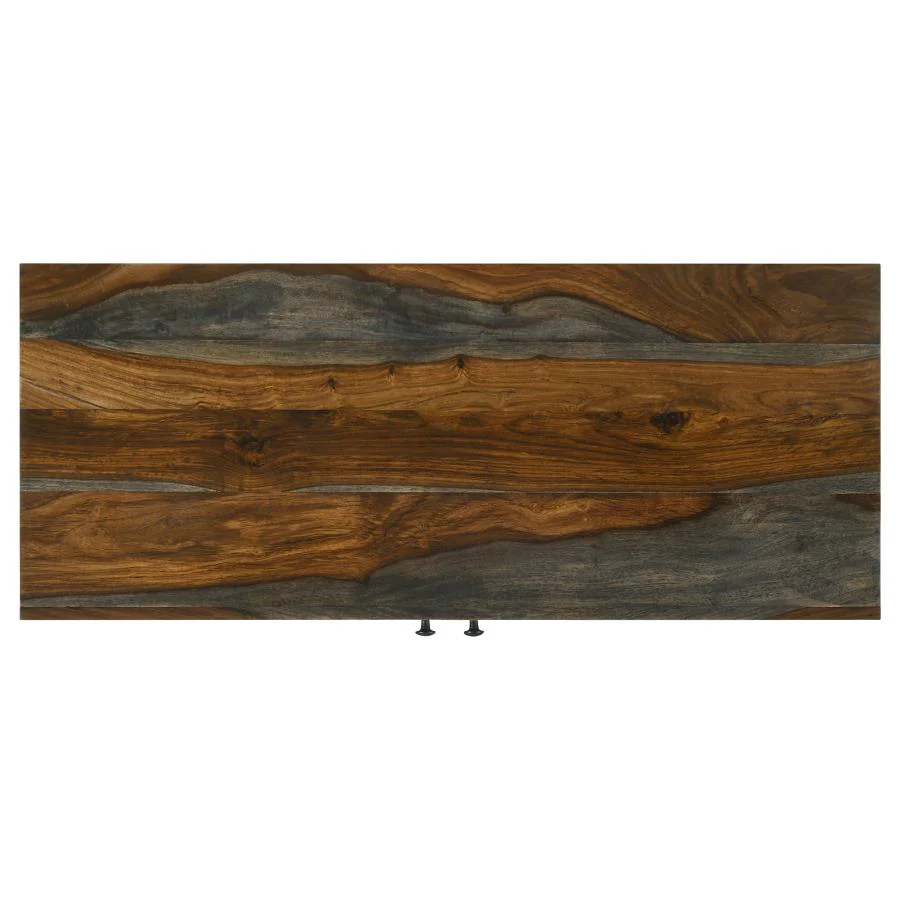 Macon - 2 Door Sheesham Wood Storage Accent Cabinet - Gray - Image 11