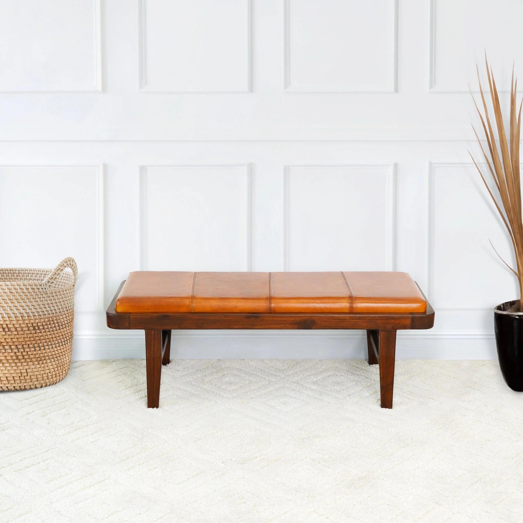 Maddox - Bench - Rustic / Tan - Image 12