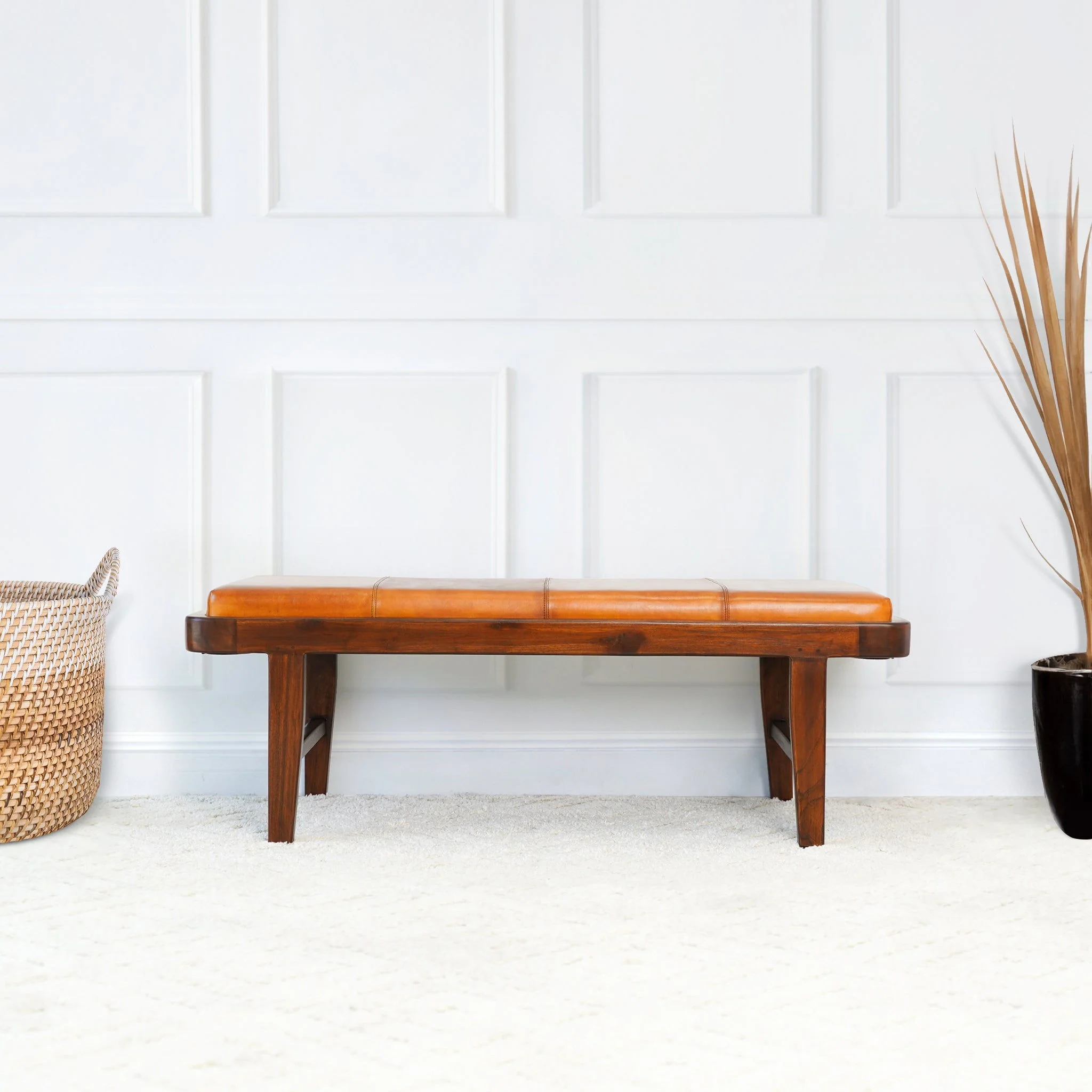Maddox - Bench - Rustic / Tan - Image 5
