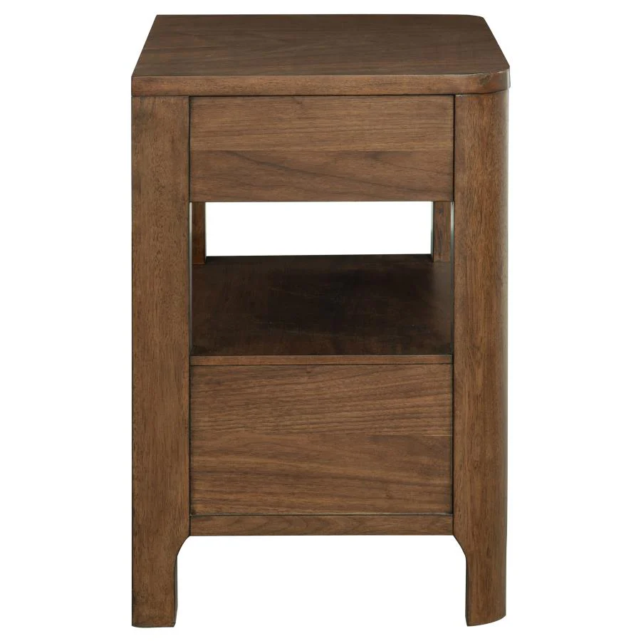 Maderia - 2-Drawer Nightstand Bedside Table - Walnut - Image 9