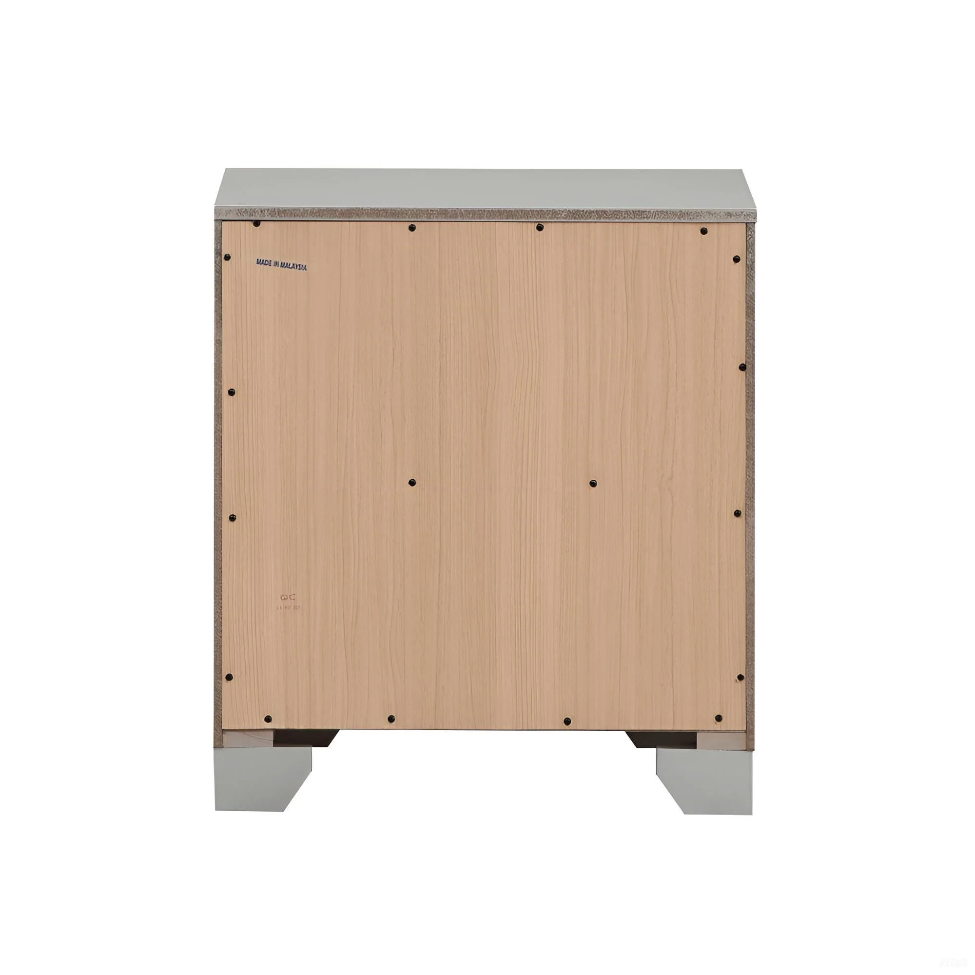 Madison - Nightstand - Silver Champagne - Image 2