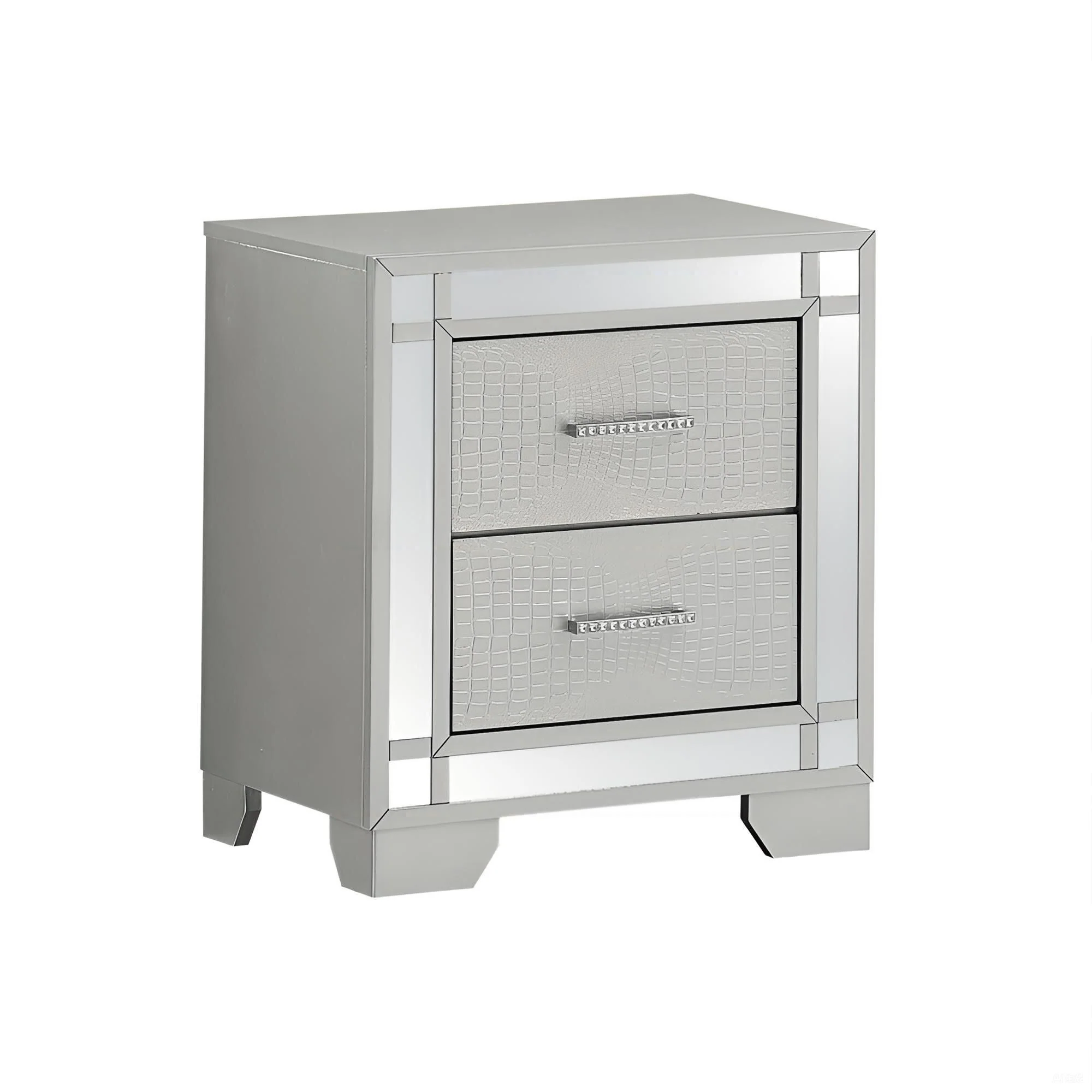 Madison - Nightstand - Silver Champagne - Image 5