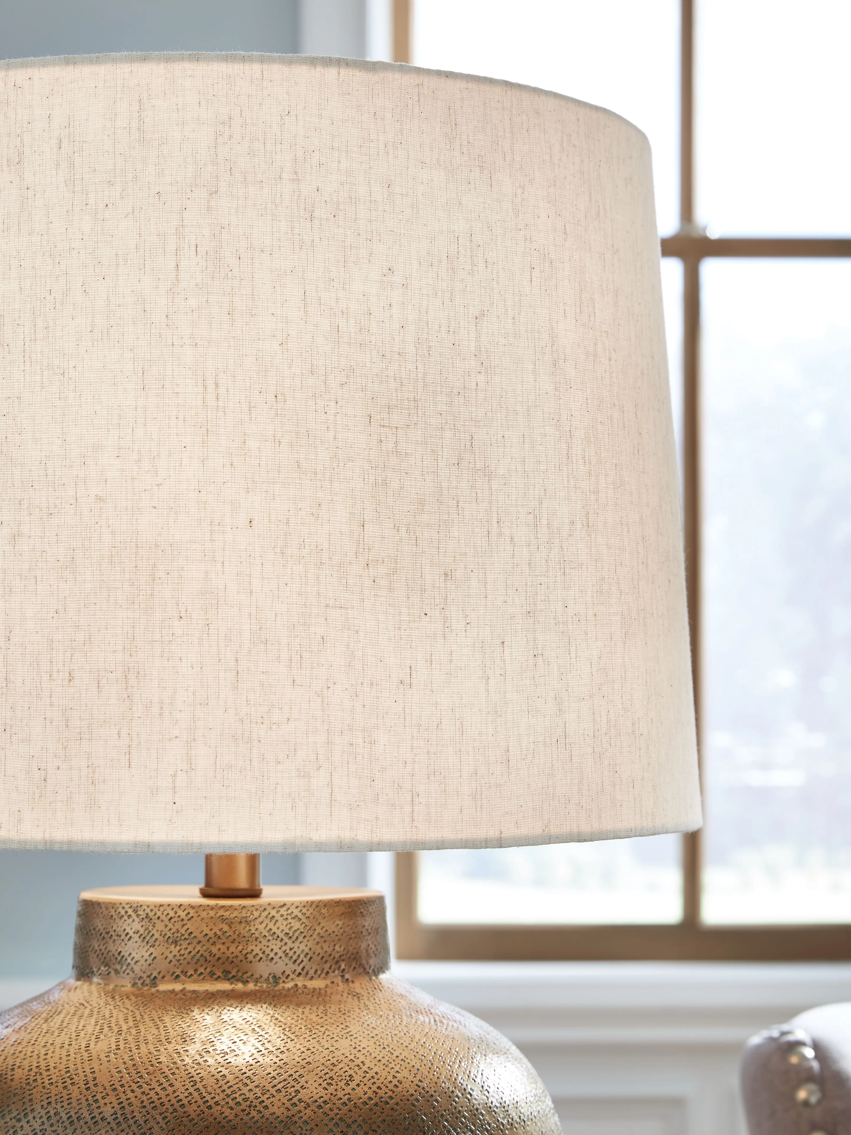 Madney - Metal Table Lamp - Antique Gold Finish - Image 3