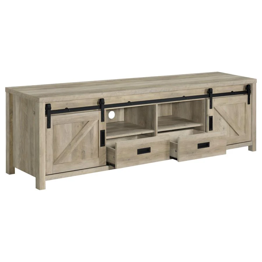 Madra - 2-Door Engineered Wood TV Stand - Image 6