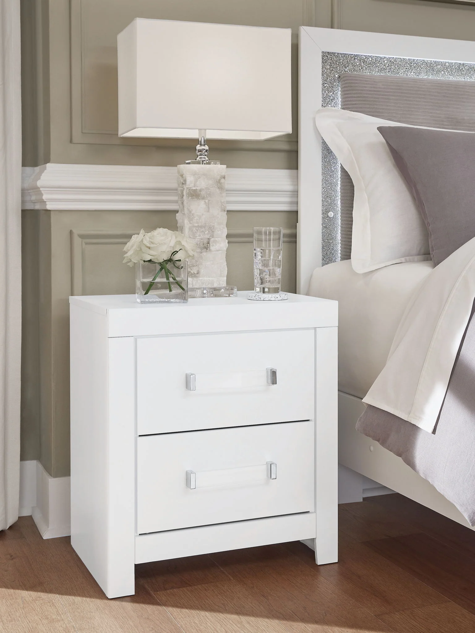 Maeling - Two Drawer Night Stand - Image 4