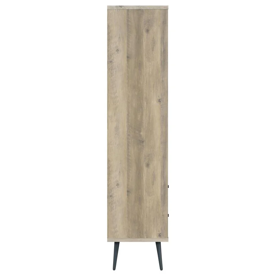 Maeve - 3-Shelf Bookcase With Drawers - Distressed Pine - Image 10