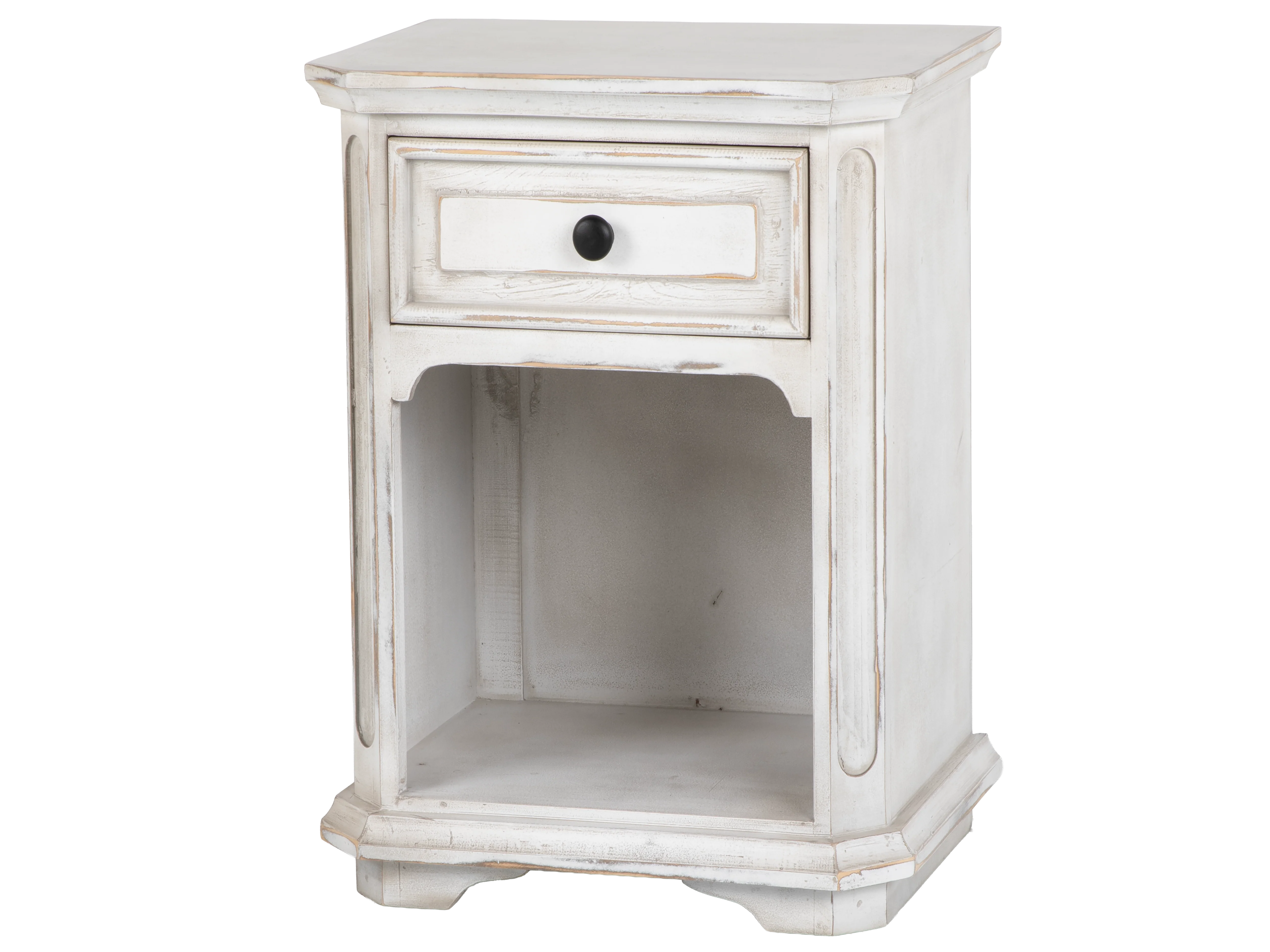 Magnolia 7-Piece Farmhouse Storage Bedroom Set with Vanity Set & Nightstand – Savanna White - Image 12
