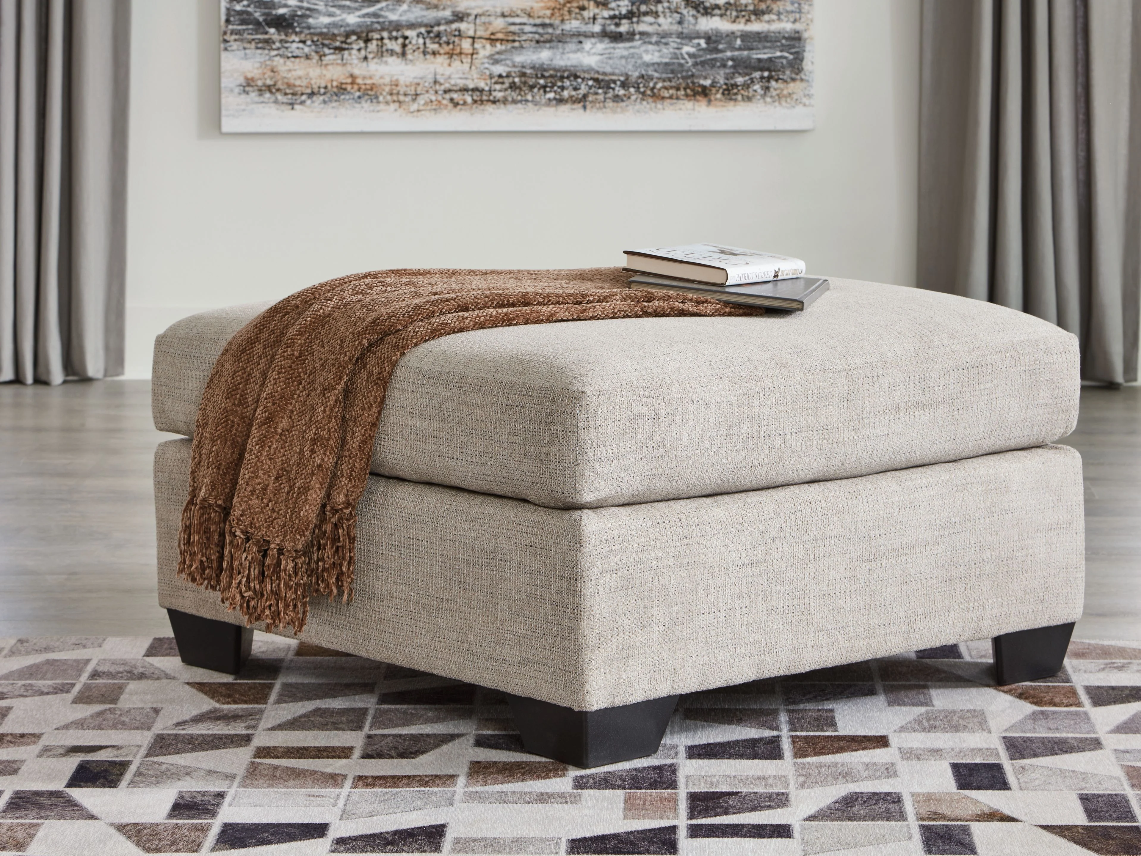 Mahoney - Oversized Accent Ottoman - Image 3