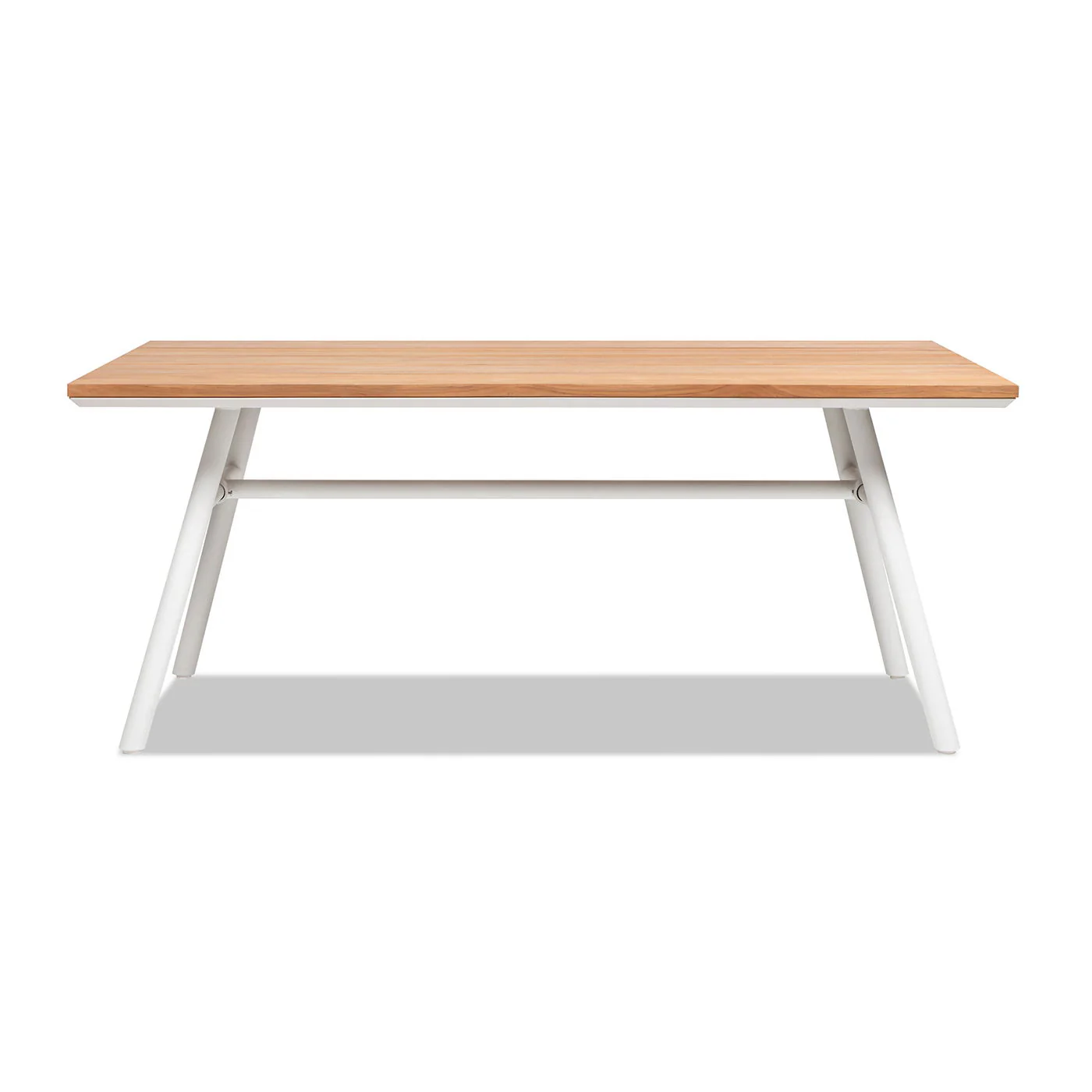 Maiden - 6 Seater Patio Dining Table - Natural Teak - Image 3