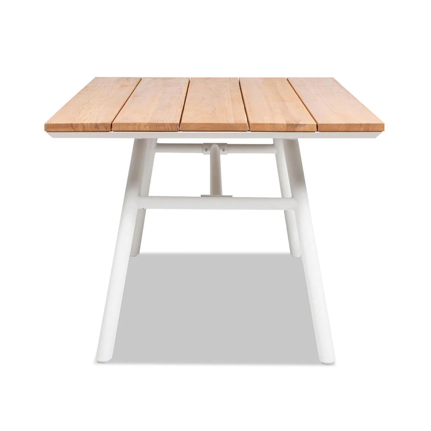 Maiden - 6 Seater Patio Dining Table - Natural Teak - Image 4