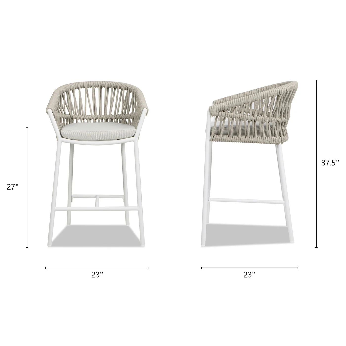 Maiden - Patio Counter Stool Sunproof Olefin (Set of 2) - Image 15