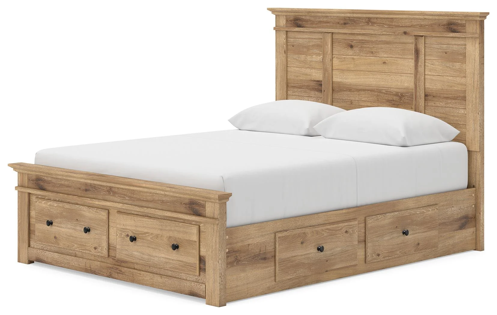 Makidern - Panel Storage Bed With 2 Under Bed Storage Units - Image 10