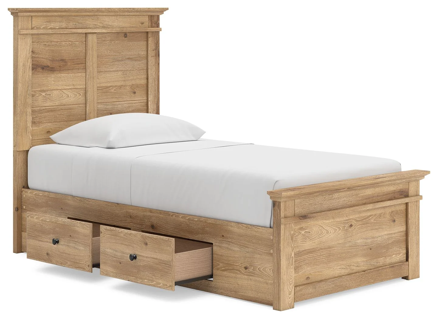Makidern - Panel Storage Bed With 2 Under Bed Storage Units - Image 11