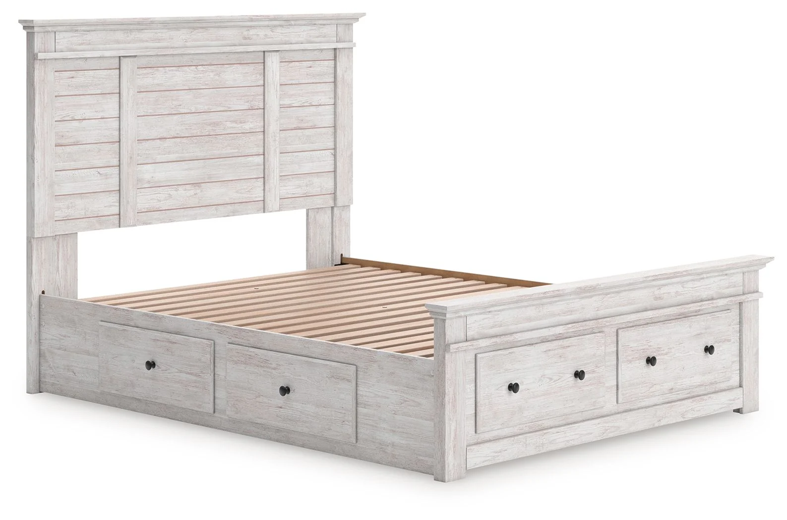 Makidern - Panel Storage Bed With 2 Under Bed Storage Units - Image 14
