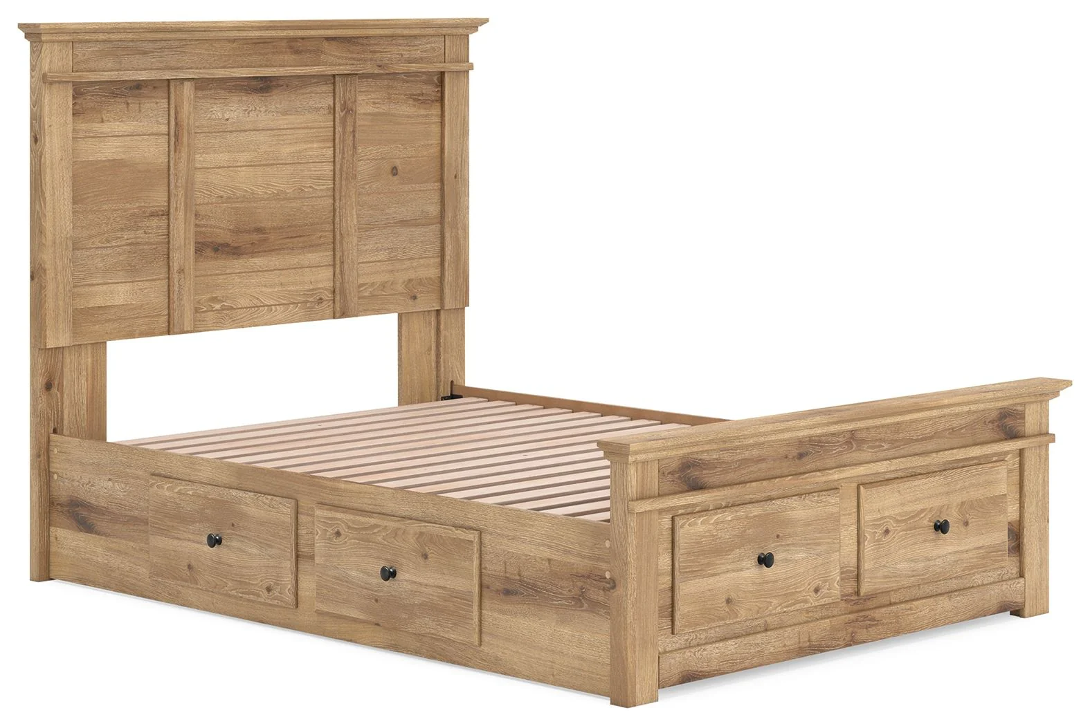 Makidern - Panel Storage Bed With 2 Under Bed Storage Units - Image 15
