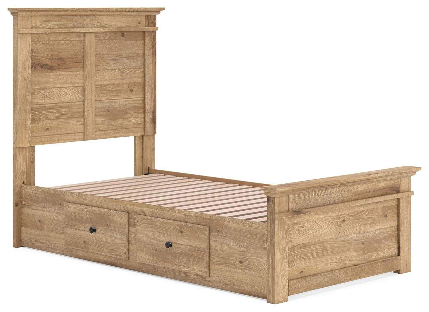 Makidern - Panel Storage Bed With 2 Under Bed Storage Units - Image 37