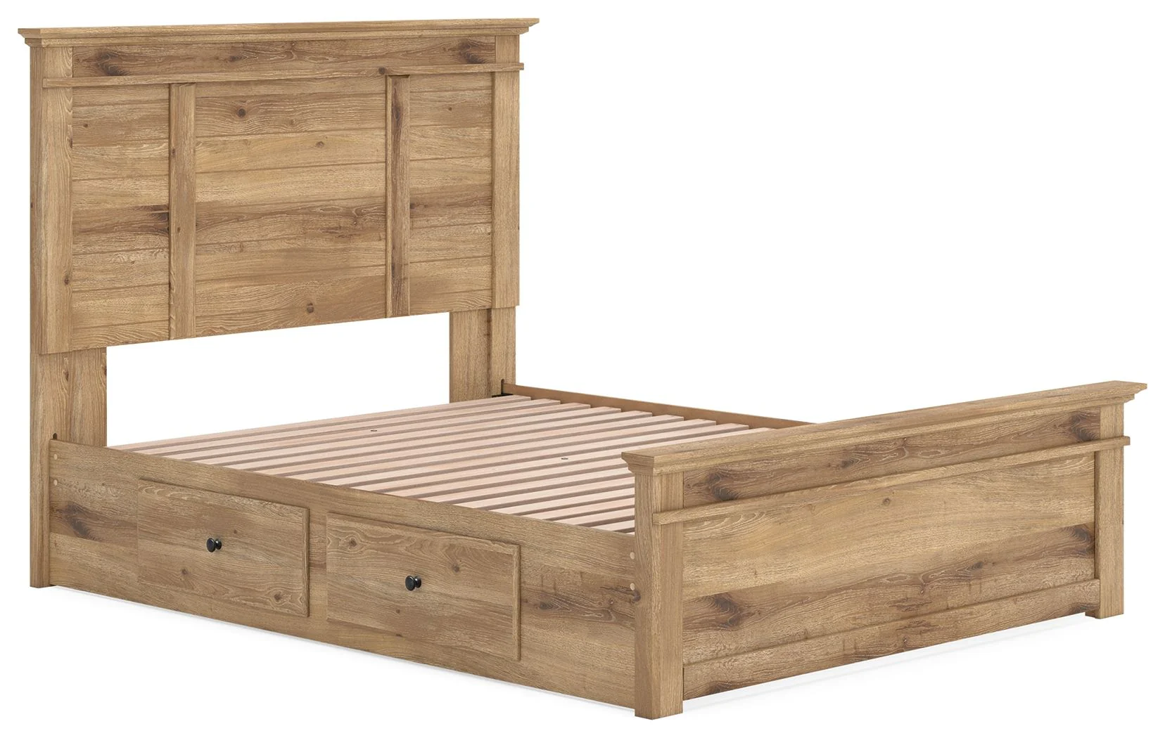 Makidern - Panel Storage Bed With 2 Under Bed Storage Units - Image 40