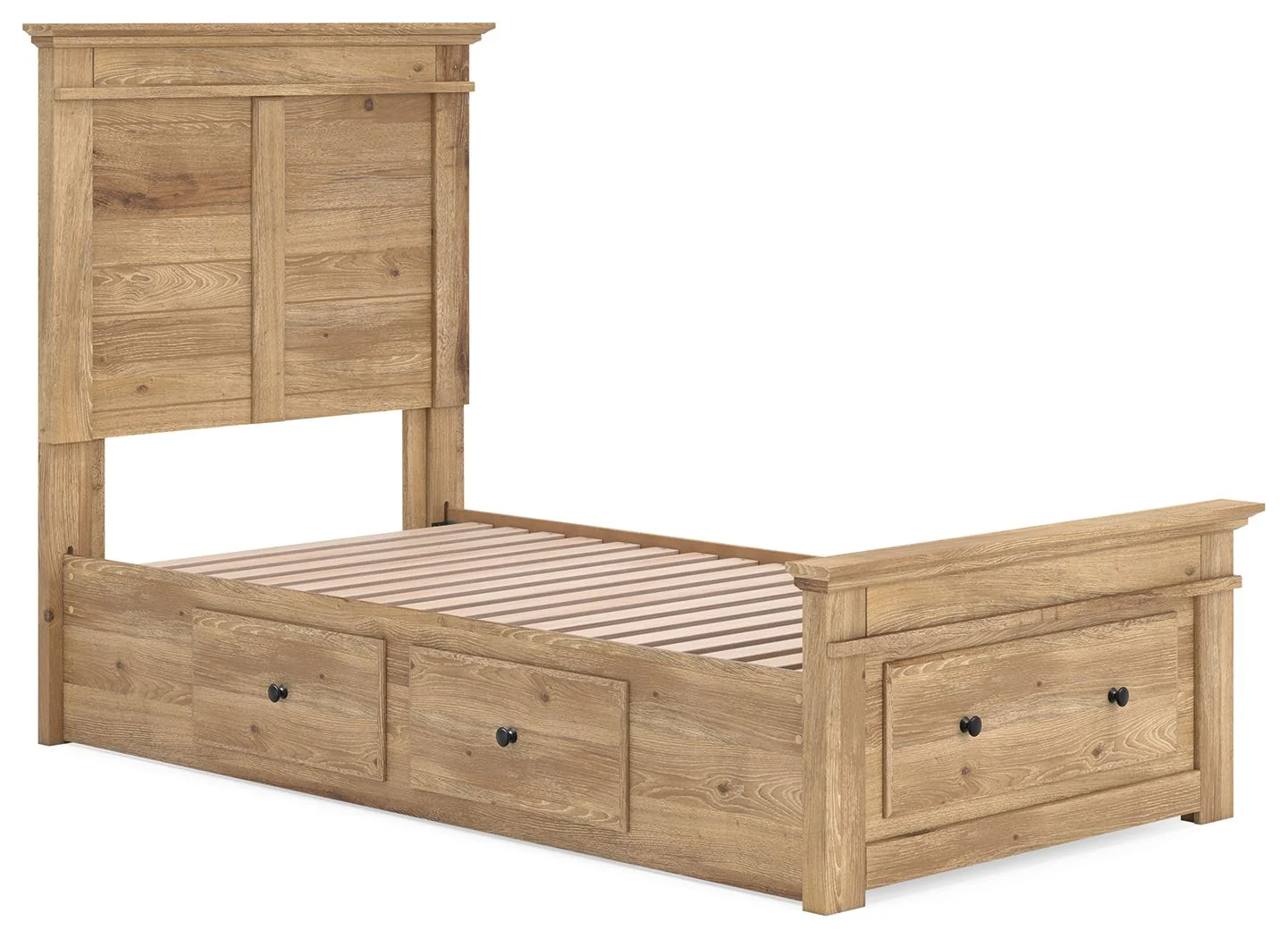 Makidern - Panel Storage Bed With 2 Under Bed Storage Units - Image 59