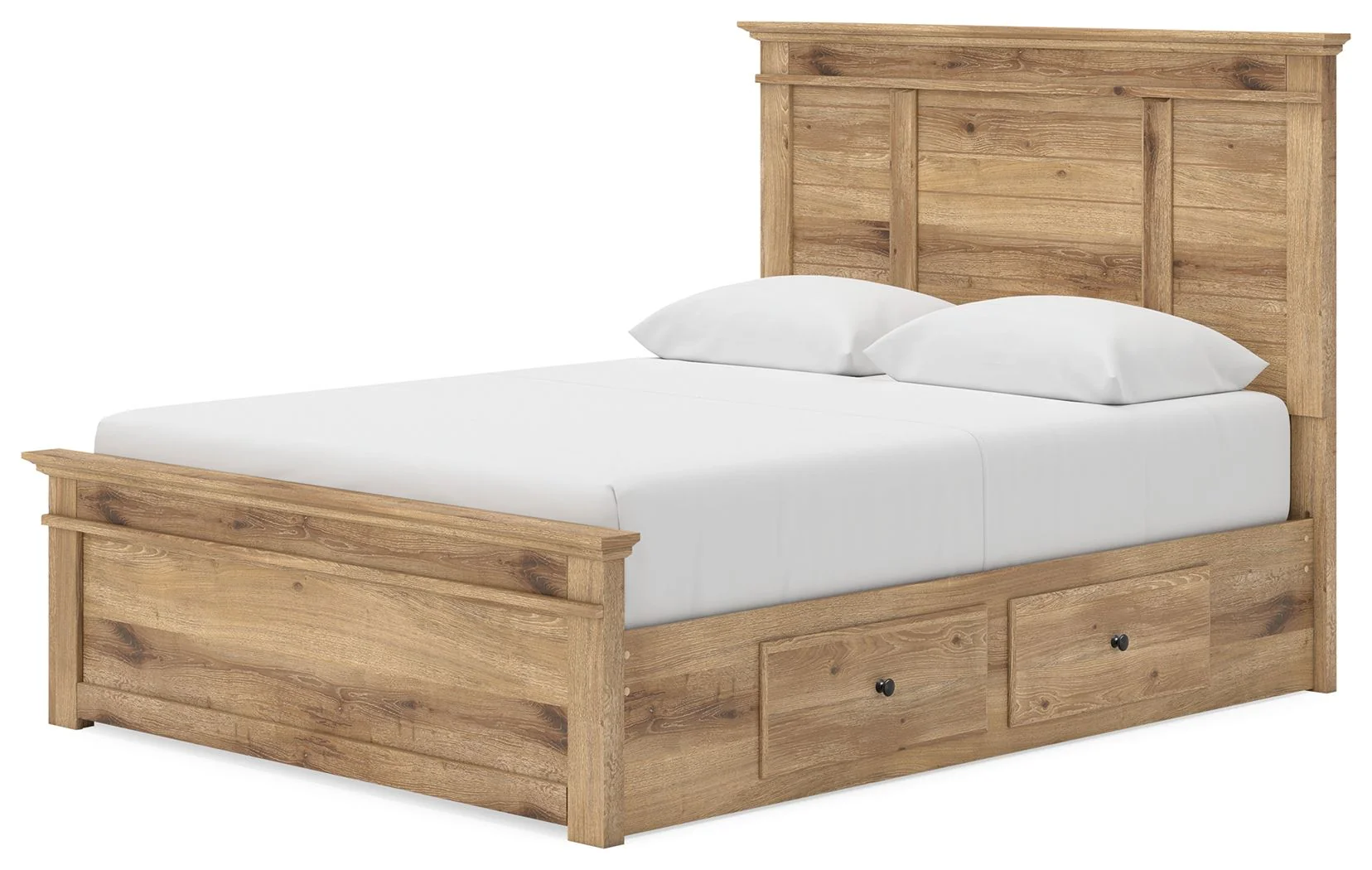 Makidern - Panel Storage Bed With 2 Under Bed Storage Units - Image 63