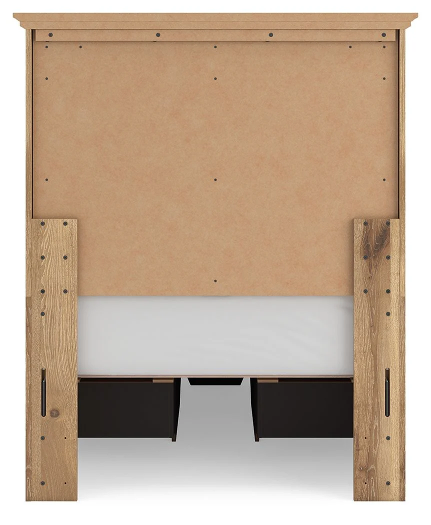 Makidern - Panel Storage Bed With 2 Under Bed Storage Units - Image 9