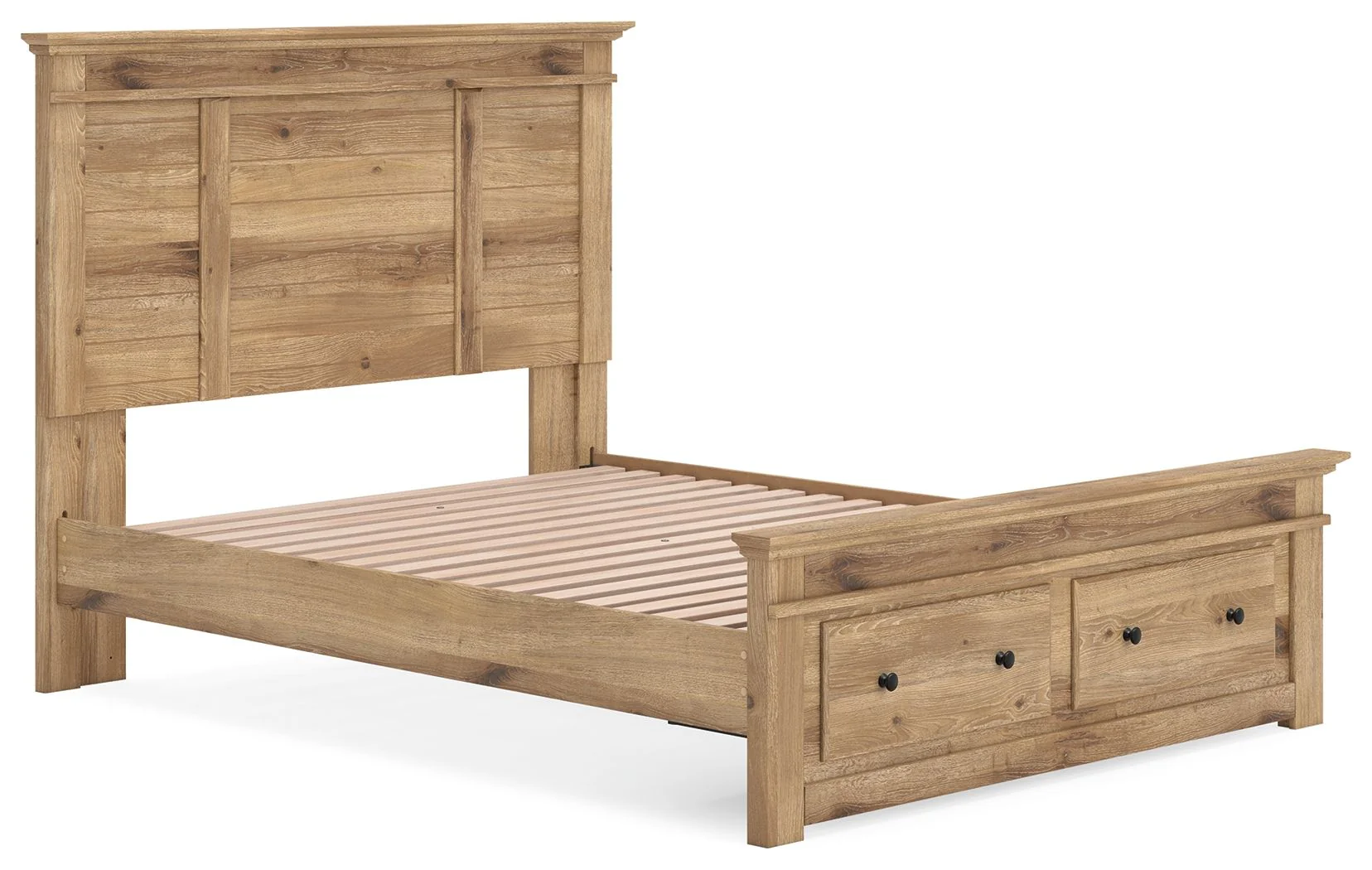 Makidern - Panel Storage Bed With Storage Footboard - Image 11