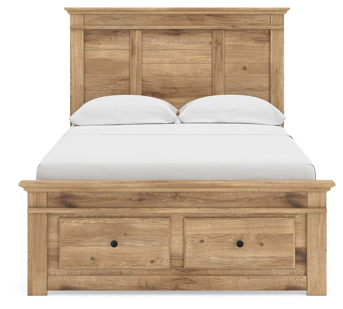 Makidern - Panel Storage Bed With Storage Footboard - Image 14