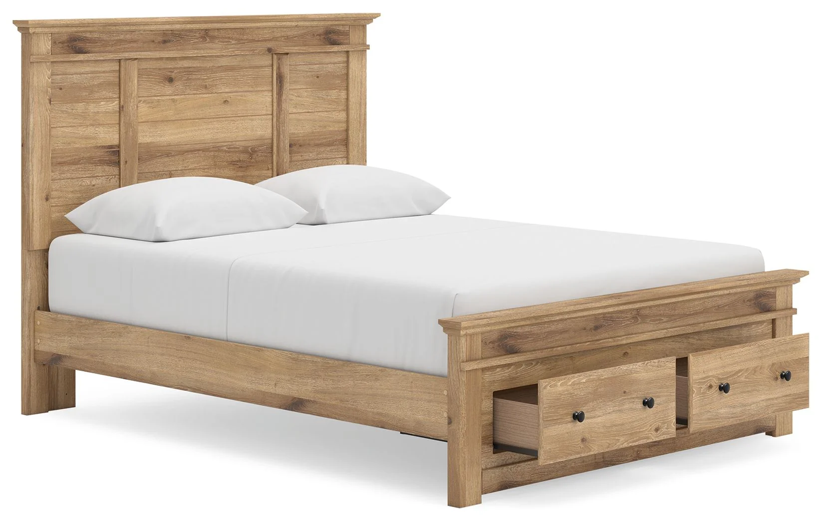 Makidern - Panel Storage Bed With Storage Footboard - Image 29