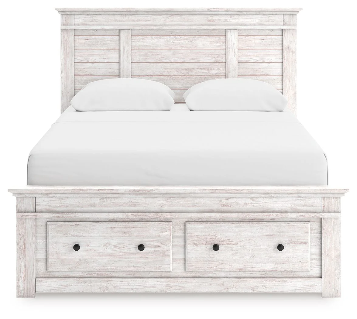Makidern - Panel Storage Bed With Storage Footboard - Image 38