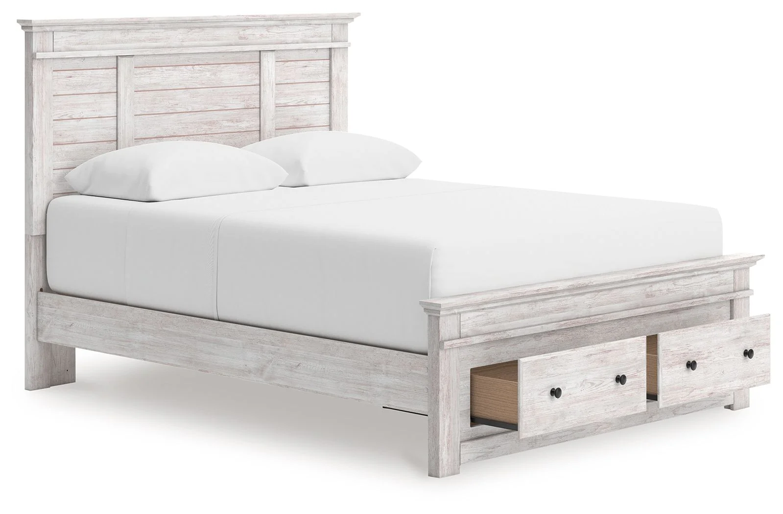 Makidern - Panel Storage Bed With Storage Footboard - Image 39