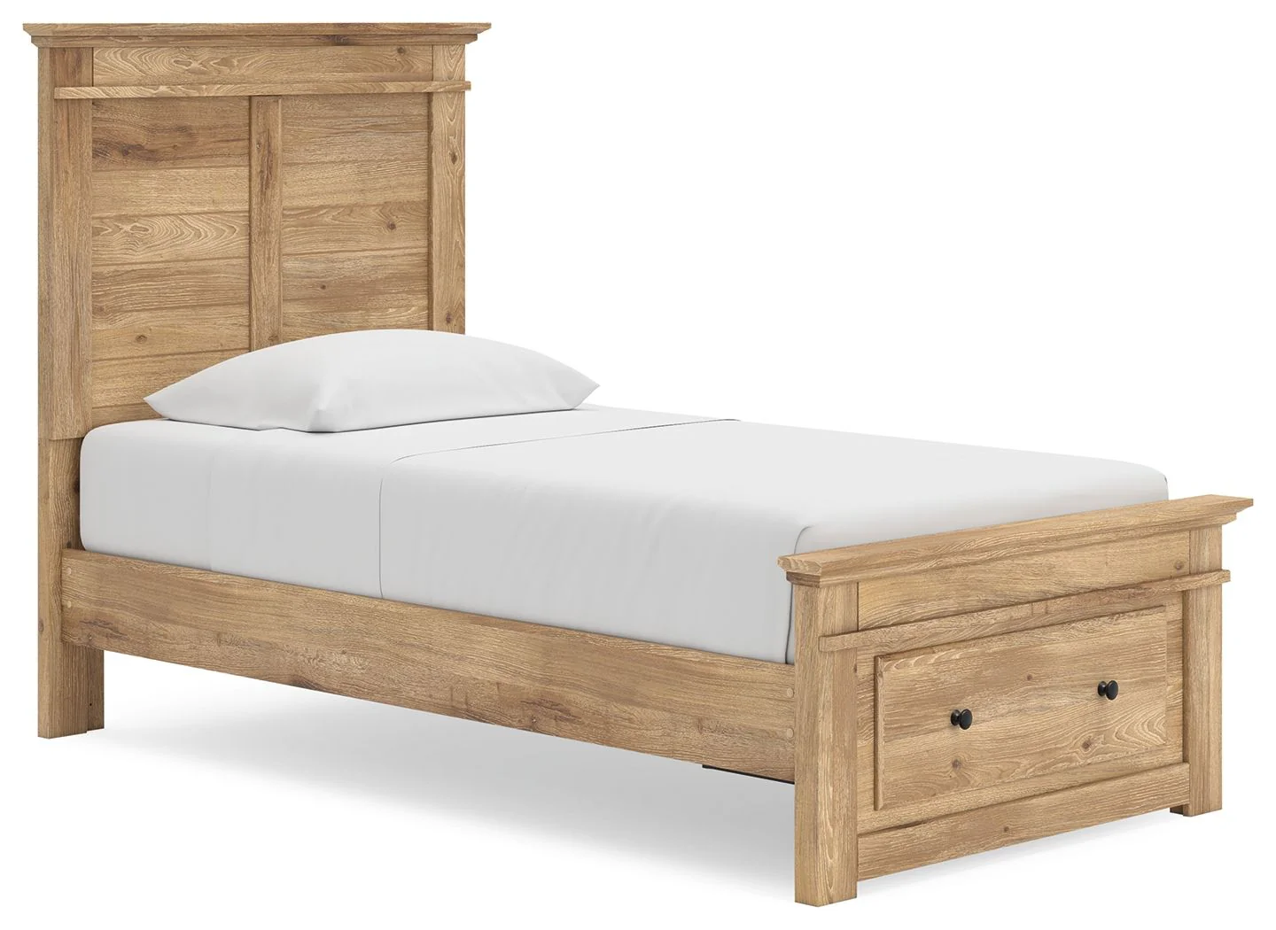 Makidern - Panel Storage Bed With Storage Footboard - Image 4